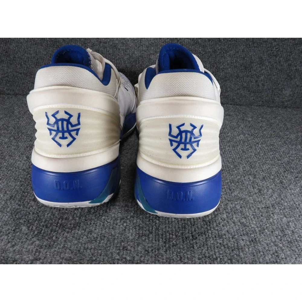 Adidas Men's D.O.N. Issue 2 Donovan Mitchell Shoes Size 14 White Royal Blue